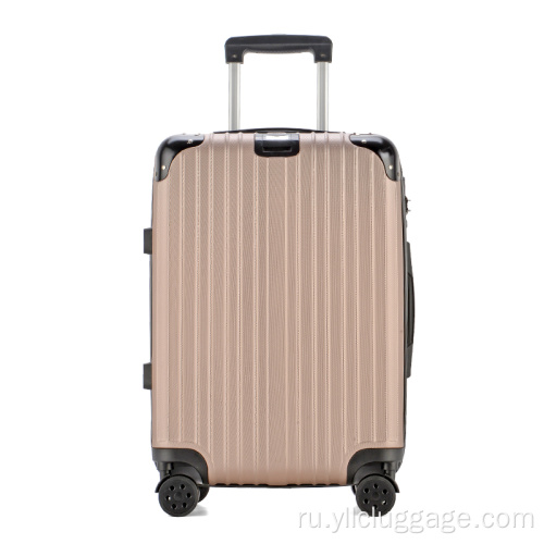 Популярный дорожный чемодан на колесиках из АБС-пластика
